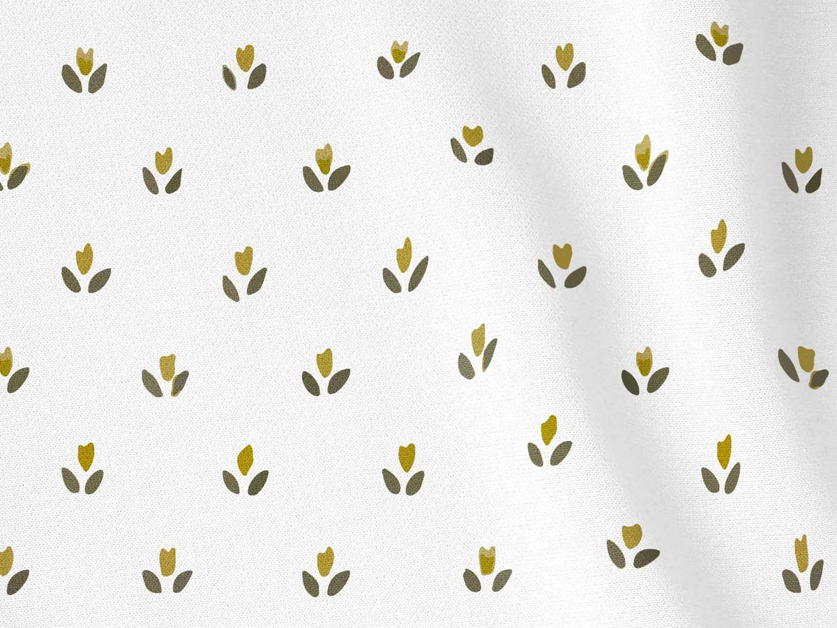 Minimal Lale Desenli Kumaş