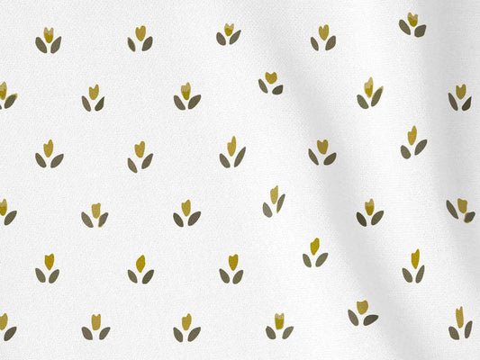 Minimal Lale Desenli Kumaş