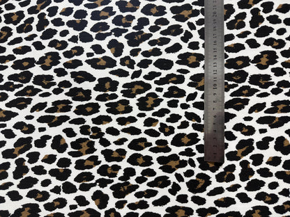 Leopar Desenli Pamuklu Kumaş