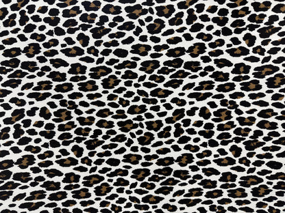 Leopar Desenli Pamuklu Kumaş