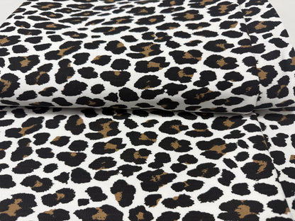 Leopar Desenli Pamuklu Kumaş