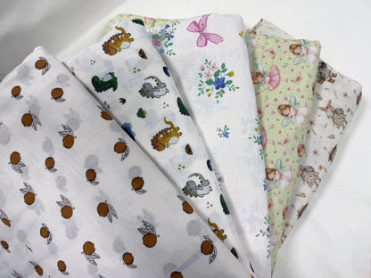 Farklı Desenlerde Poplin Kumaş